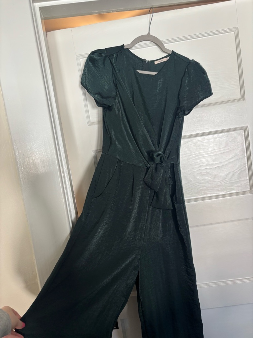 Dark Green Formal Jumpsuit - Francesca’s Mi Ami Brand